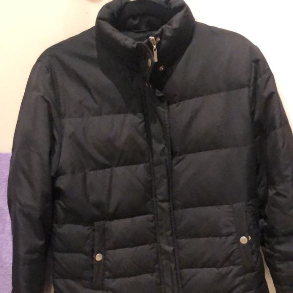 Style &Co (Macys) quilted jacket w down feathers. Full length zipper - Picture 4 of 6